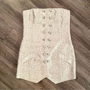 Jenni Kayne strapless snake dress